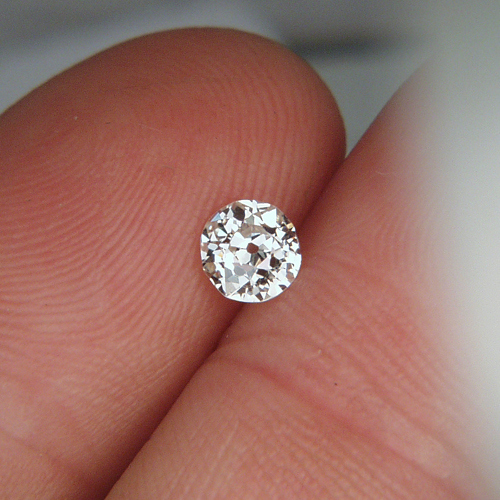 Antique ~ Vintage Old Mine Cut Diamond 0.59 ct  Litnon.com