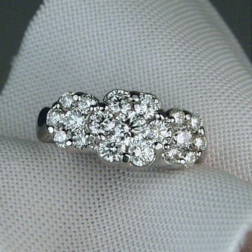 Quality Lds Diamond Fashion 14kt wg Ring 1.5ct  Litnon.com