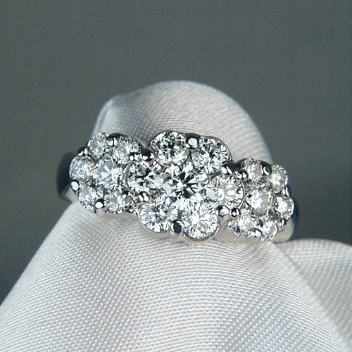 Quality Lds Diamond Fashion 14kt wg Ring 1.5ct  Litnon.com
