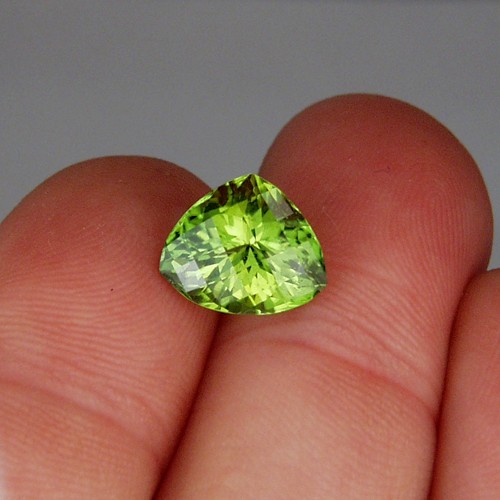 Top Gem Fine Cut and Color Pakistan Peridot 4.19 ct  Litnon.com