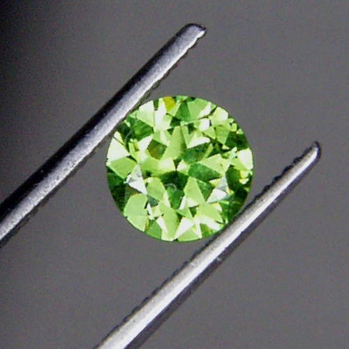 Top Gem Brilliant Old Mine Russian Demantoid Garnet GL Litnon.com