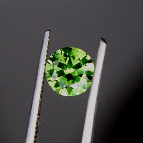 Quality Brilliant Old Mine Russian Demantoid Garnet GL Litnon.com