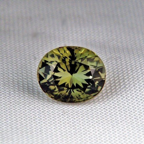Top USA Cut Olive Green Tourmaline Nigeria 4.90ct  Litnon.com