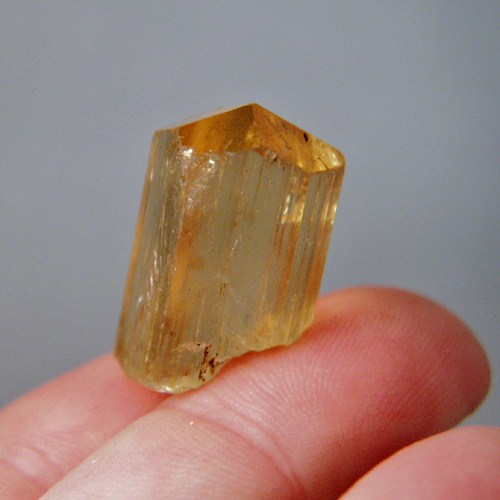 Rare Golden Scapolite Facet Grade Crystal Tanzania  Litnon.com