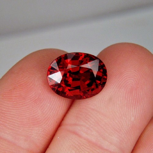  Color & Fire! Big Red Spessartite Garnet 11.33 ct!  Litnon.com