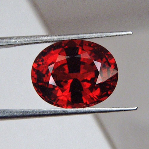  Color & Fire! Big Red Spessartite Garnet 11.33 ct!  Litnon.com