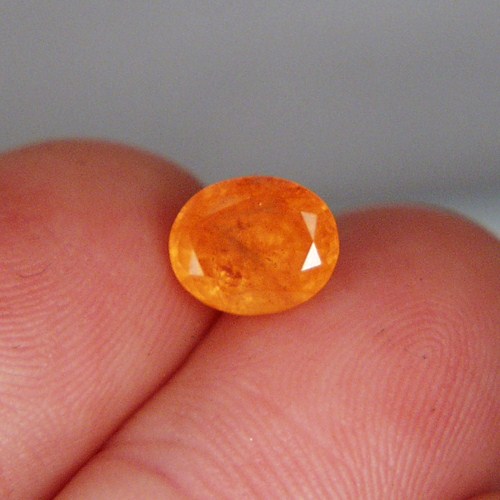 Glowing Color Mandarin Spessartite Garnet 4.19 ct  Litnon.com