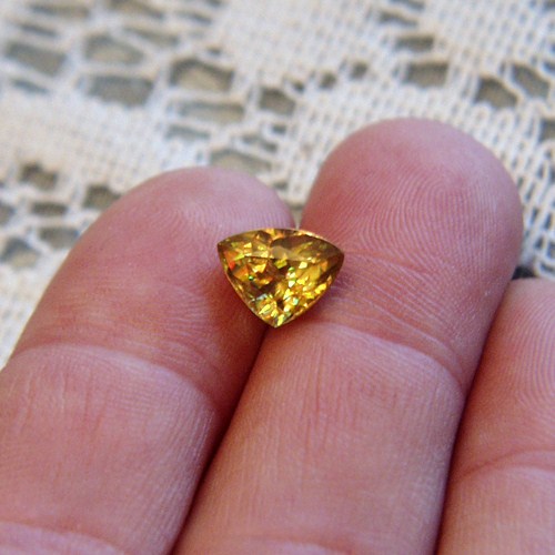 Multi Color Fire Natural Sphene Pakistan 3.33 ct  Litnon.com