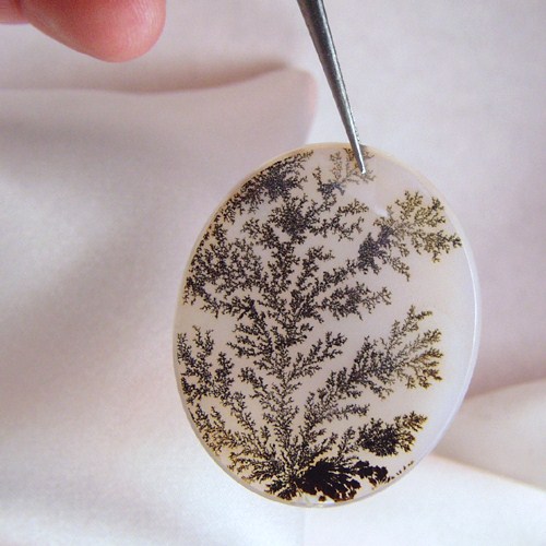 New Rare Quality Dendritic Polished Slice Agate Stone Litnon.com