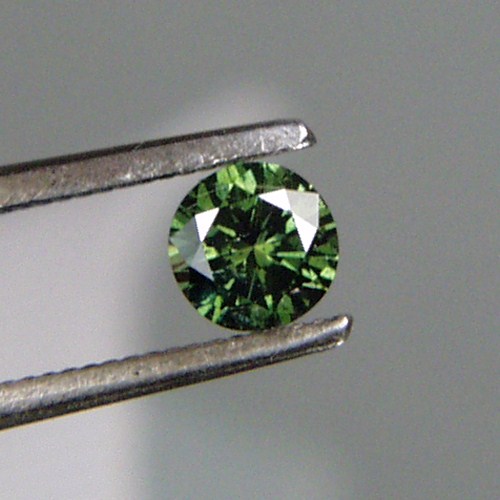 Diamond Cut Round Blue Green Diamond 0.27 ct  Litnon.com