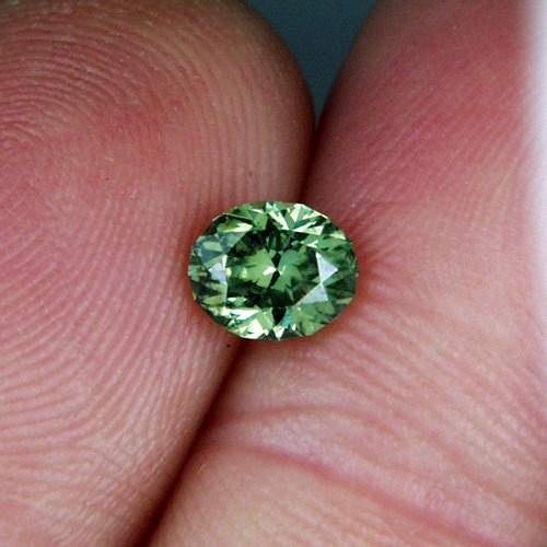 USA Cut Fine Green Demantoid Garnet Namibai 1.04ct  Litnon.com