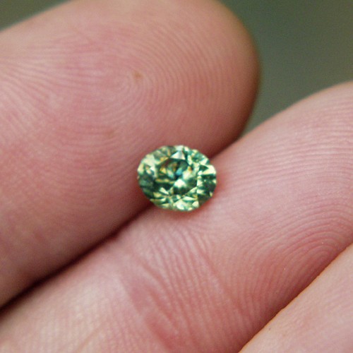 USA Cut Fine Green Demantoid Garnet Namibai 1.04ct  Litnon.com