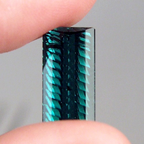 Millennium Cut Blue Green Tourmaline Brazil 13.27 ct  Litnon.com