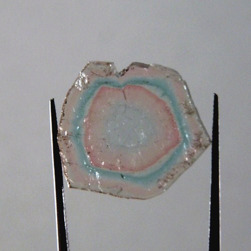 Rare colors Natural Tourmaline Slice Brazil Litnon.com