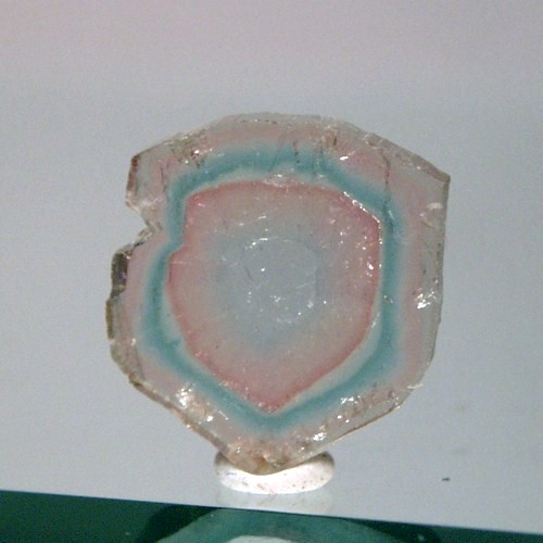 Rare colors Natural Tourmaline Slice Brazil Litnon.com