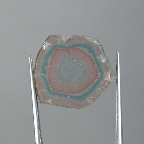 Rare colors Natural Tourmaline Slice Brazil Litnon.com