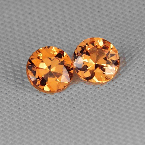 Matched Pair Ramona Californa Spessartite Garnet  Litnon.com