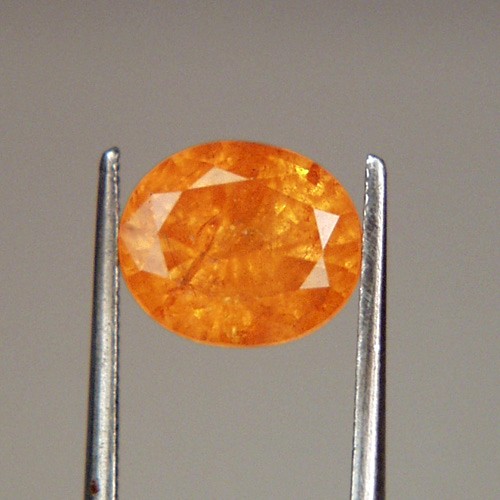 Bright Color True Mandarin Orange Spessartite Garnet GL Litnon.com