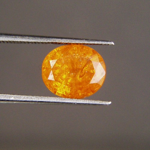 Bright Color True Mandarin Orange Spessartite Garnet GL Litnon.com