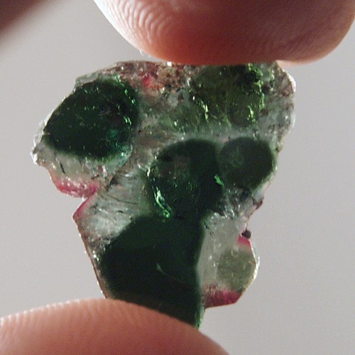 Unique Natural Tourmaline Slice Brazil 18.61 ct  Litnon.com