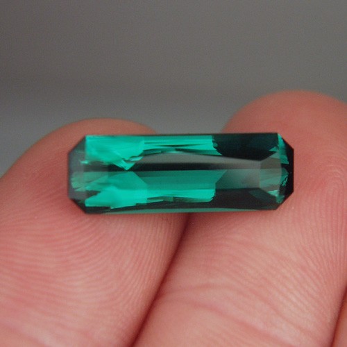 Fine Color Blue Green Tourmaline Afghanistan 7.11ct  Litnon.com
