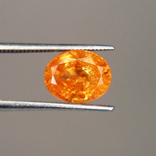 Bright Color True Mandarin Orange Spessartite Garnet GL Litnon.com