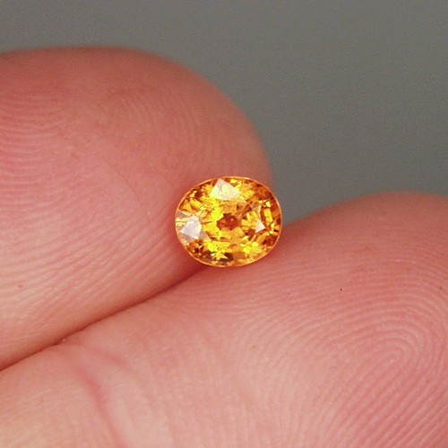 Neon Orange Best Mandarin Spessartite Garnet 1.00 ct GL Litnon.com
