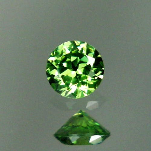 Brilliant Top Cut Natural Russian Demantoid Garnet GL Litnon.com