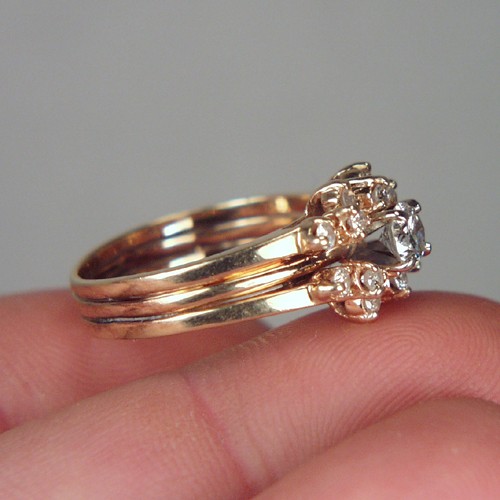 Estate Ladies I4 KT Diamond Engagement Ring  Litnon.com