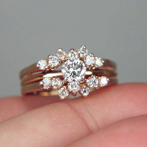 Estate Ladies I4 KT Diamond Engagement Ring  Litnon.com