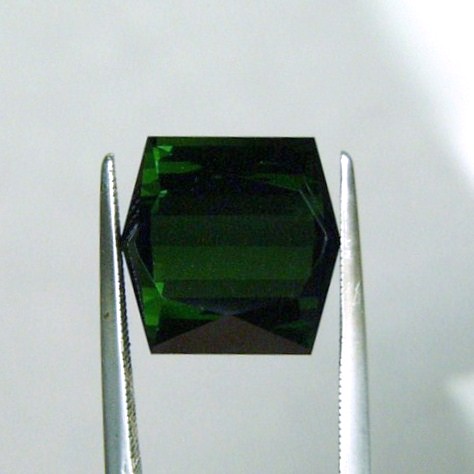 Fancy Cut Dark Green Brazil Tourmaline 9.86 ct  Litnon.com