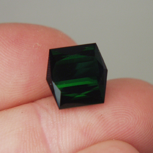 Fancy Cut Dark Green Brazil Tourmaline 9.86 ct  Litnon.com