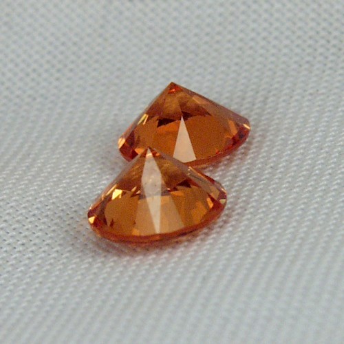 Special Color Best Mandarin Garnet Pair 4.84 ct tw  Litnon.com