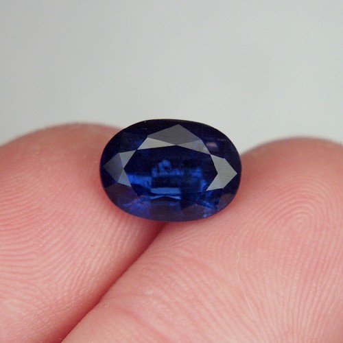 Sapphire Royal Blue Natural Kyanite India 6.07 ct  Litnon.com