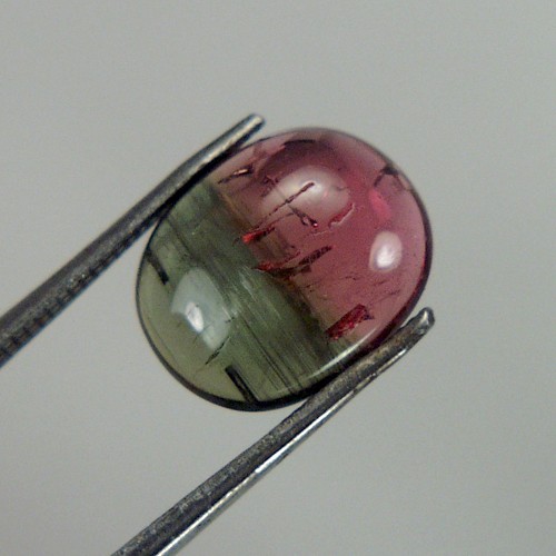 Bi-Color Cats-Eye Tourmaline Ahghanistan 2.31 ct  Litnon.com