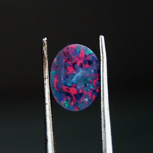 Lots of Red Fire Natural Australian Opal Doublet  Litnon.com