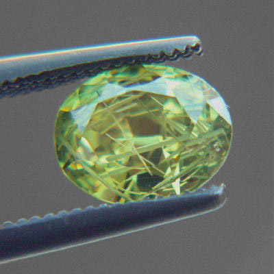 Rare Inclusions Old Mine Russian Demantoid Garnet  Litnon.com