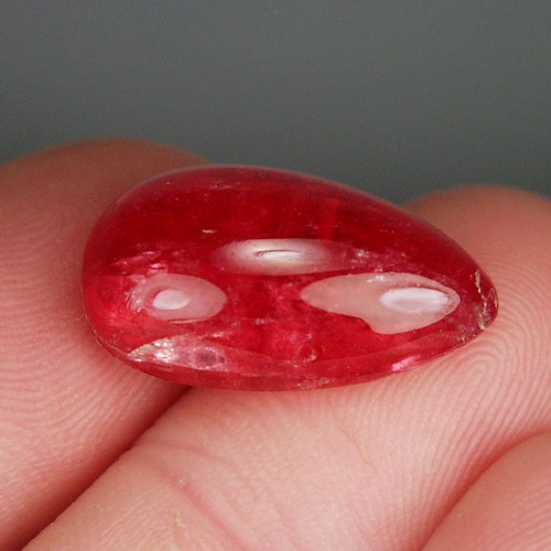 Rare Quality Big and Top Color Rhodonite Cab 21.43 ct  Litnon.com