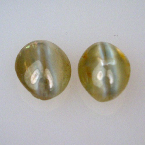 Rare Cats Eye Chrysoberyl Cabochon Pair 2.48 ct  Litnon.com