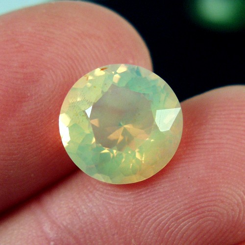 Top Cut Big and Bright Mexican Fire Opal 5.32 ct   Litnon.com