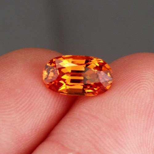 Color Gem Orange Mandarin Garnet Nigeria 3.84ct  Litnon.com