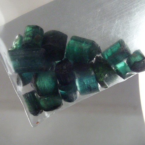 Blue Green Tourmaline Rough Afghanistan 109 ct.  Litnon.com