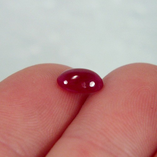 Blood Red!  Untreated Natural South East Asia Ruby Cab 2.07 ct   Litnon.com