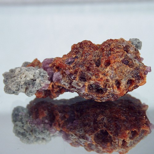 Rare Specimen Spinel and Forsterite on Orange Clinohumite  Litnon.com