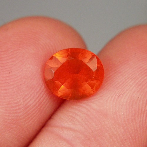 Color Mandarin Orange Fire Opal Mexico 1.65ct  Litnon.com