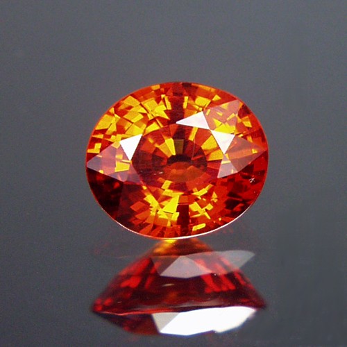 Color and Fire Spessartite Garnet Nigeria 3.13 ct  Litnon.com