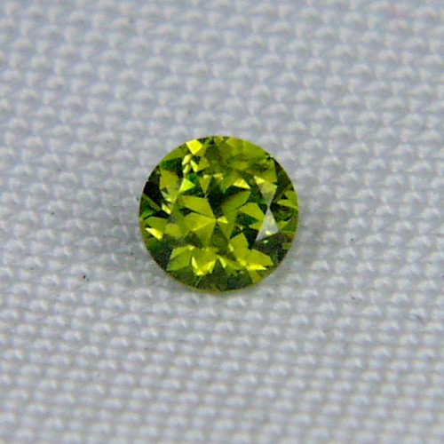 Brilliant Top Cut Natural Russian Demantoid Garnet GL Litnon.com
