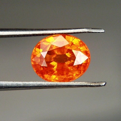 Top Orange Color Mandarin Spessartite Garnet 3.8ct  Litnon.com