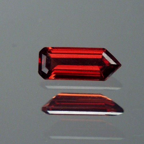 Fancy Cut Red Fire Crimson Color Umba River Garnet  Litnon.com