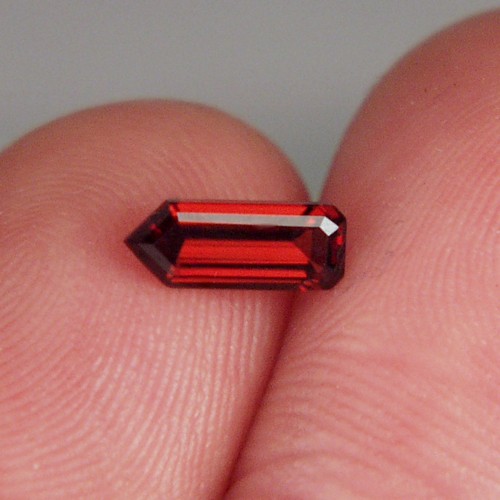 Fancy Cut Red Fire Crimson Color Umba River Garnet  Litnon.com